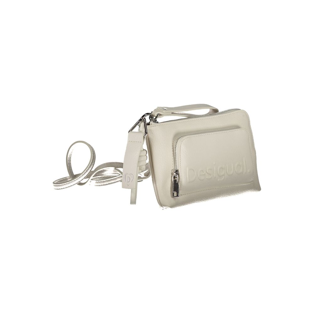 Desigual Bianco Polyurethane Women Handbag - Luxe Nova