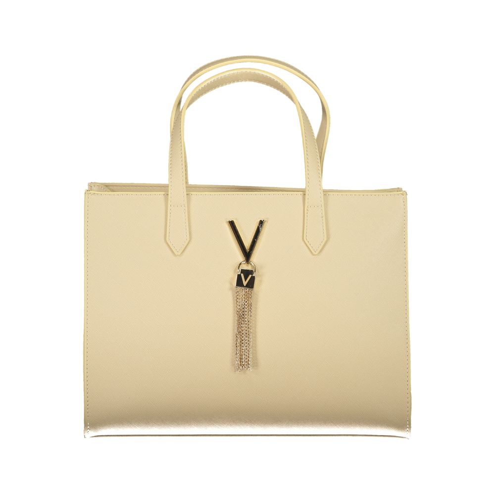 Mario Valentino Beige Polyurethane Women Handbag - Luxe Nova