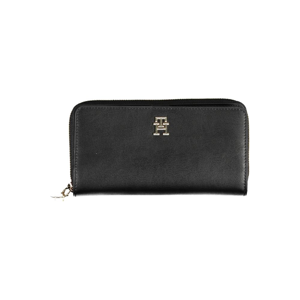 Tommy Hilfiger Nero Poliuretano Women Wallet - Luxe Nova