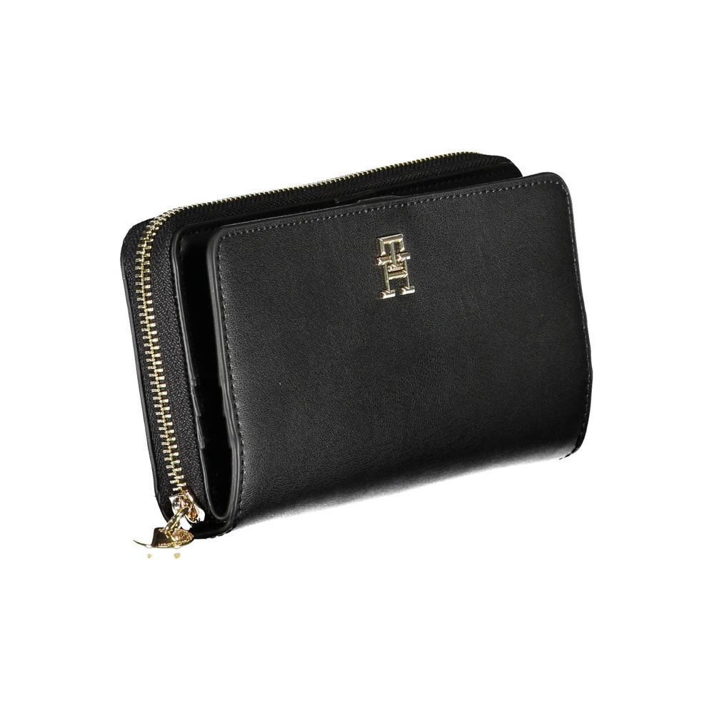 Tommy Hilfiger Nero Poliuretano Women Wallet - Luxe Nova