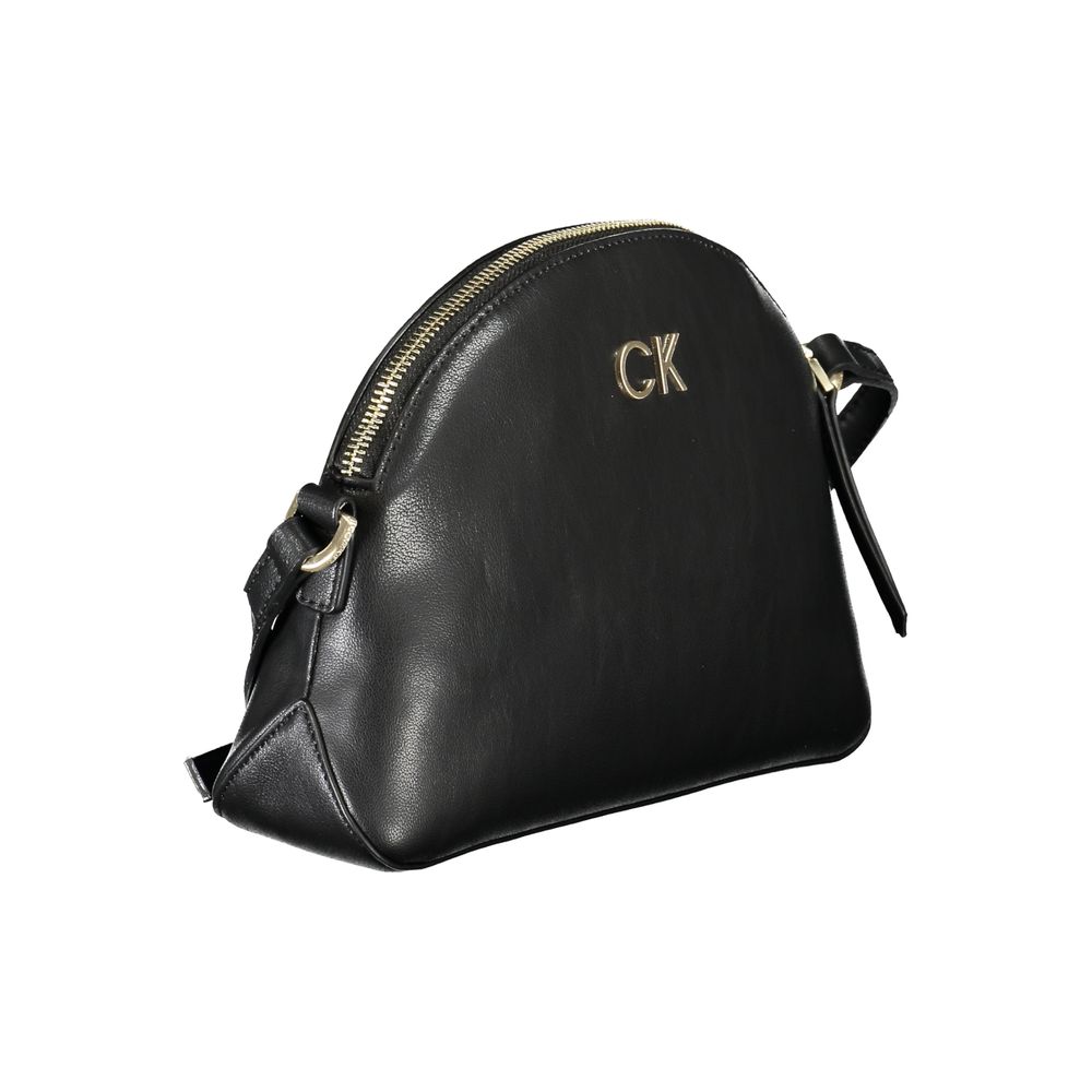 Calvin Klein Black Polyurethane Women Shoulder Bag - Luxe Nova