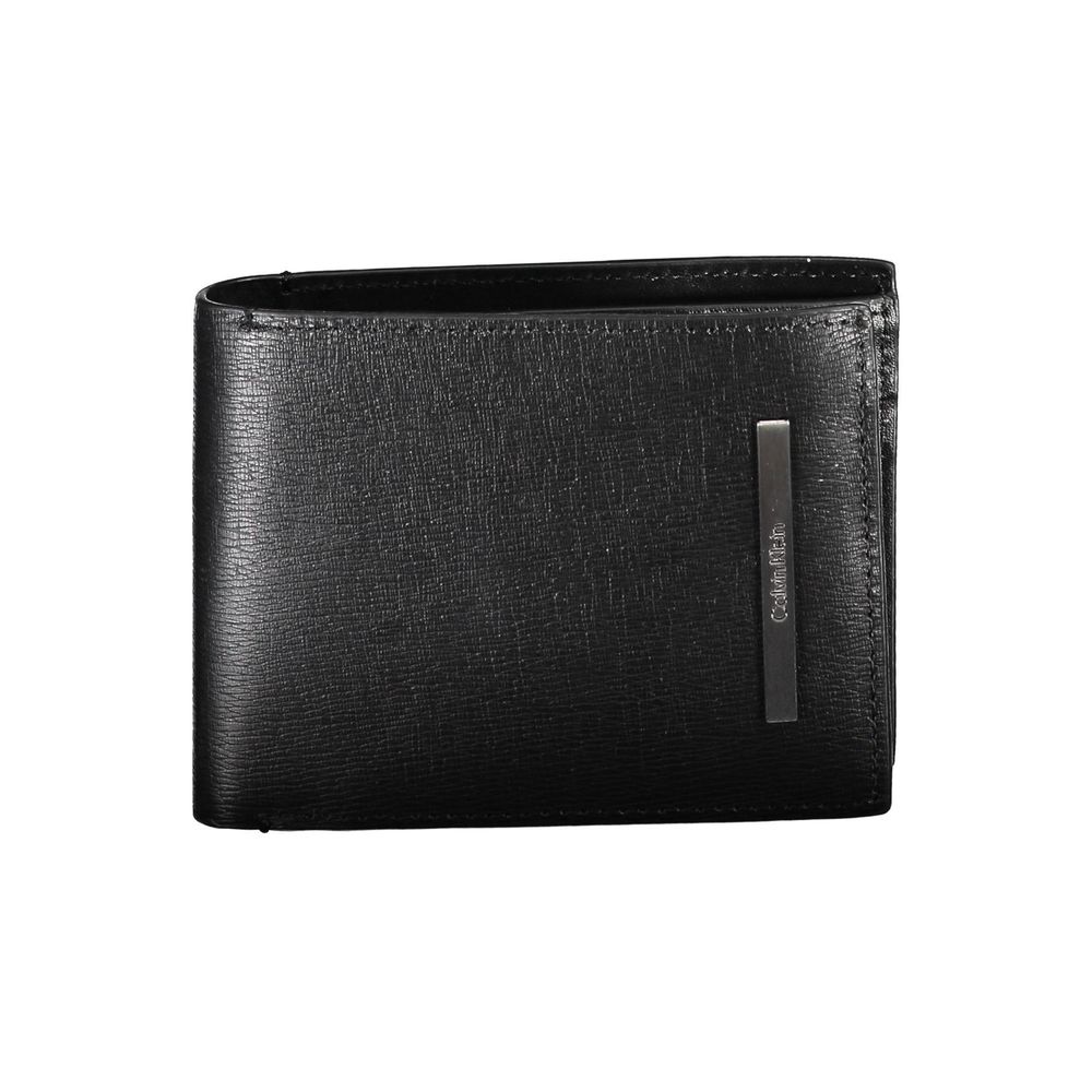 Calvin Klein Black Eco-Leather Men Wallet - Luxe Nova