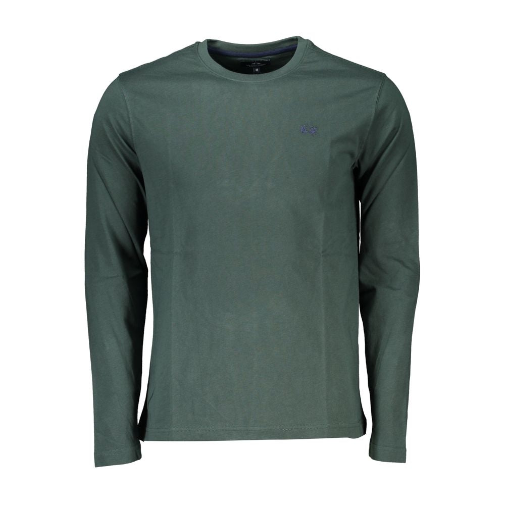 La Martina Verde Cotton Men's T-Shirt - Luxe Nova