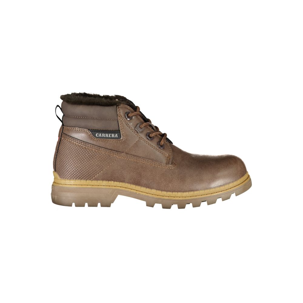 Carrera Marrone Poliuretano Woman Ankle Boot - Luxe Nova