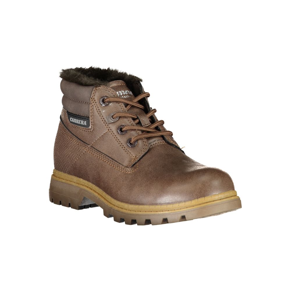 Carrera Marrone Poliuretano Woman Ankle Boot - Luxe Nova