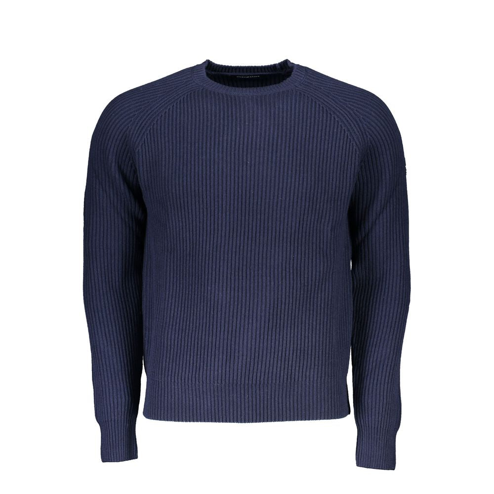 North Sails Blue Cotton Men Sweater - Luxe Nova