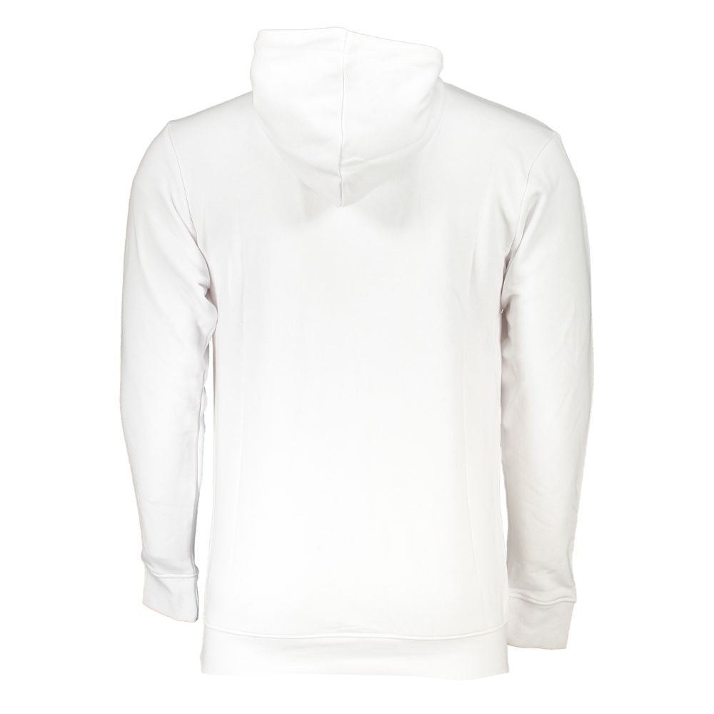 Cavalli Class Bianco Cotton Men Sweatshirt - Luxe Nova