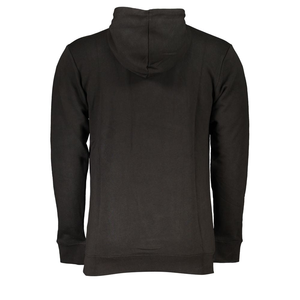Cavalli Class Black Cotton Men's Hooded Sweatshirt - Luxe Nova
