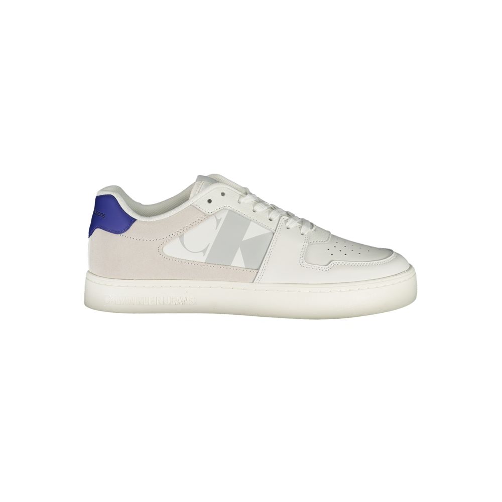Calvin Klein White Polyurethane Men's Sneaker - Luxe Nova