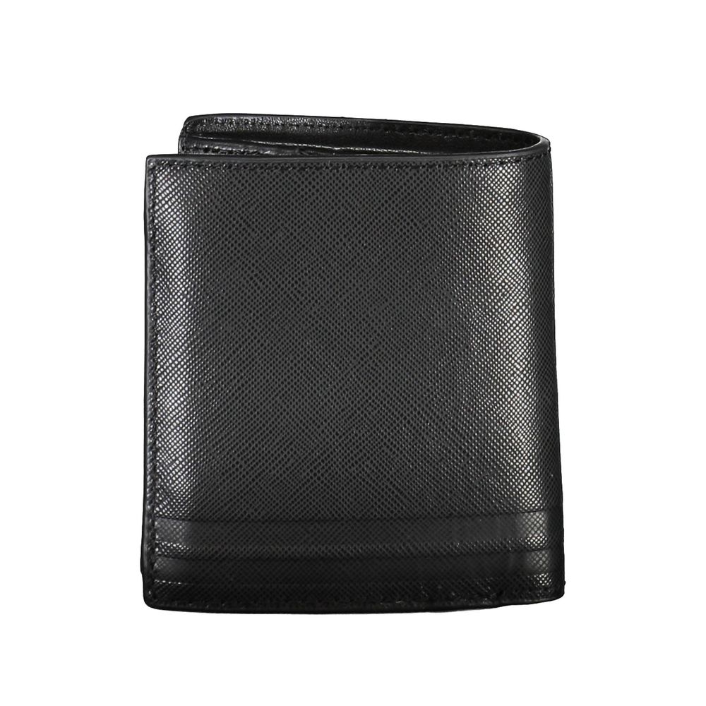 Tommy Hilfiger Black Leather Men Wallet - Luxe Nova