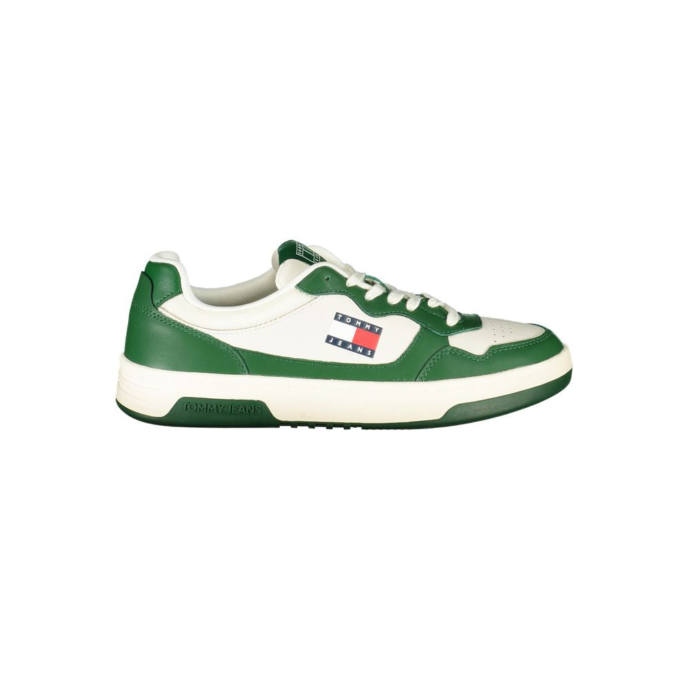 Tommy Hilfiger White Polyurethane Men Sneaker - Luxe Nova