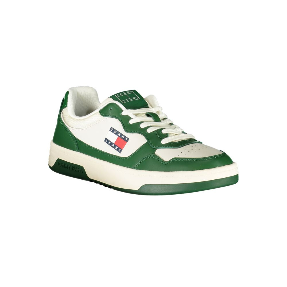 Tommy Hilfiger White Polyurethane Men Sneaker - Luxe Nova