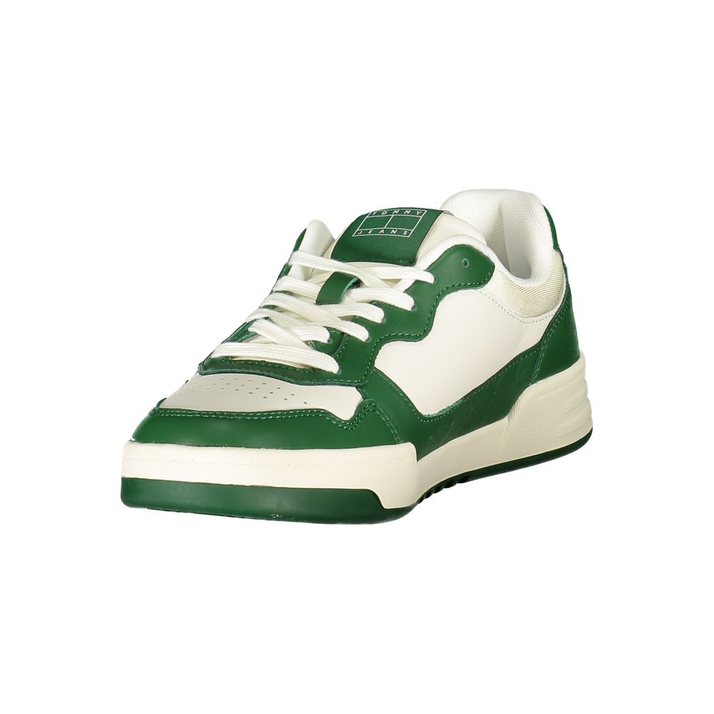 Tommy Hilfiger White Polyurethane Men Sneaker - Luxe Nova