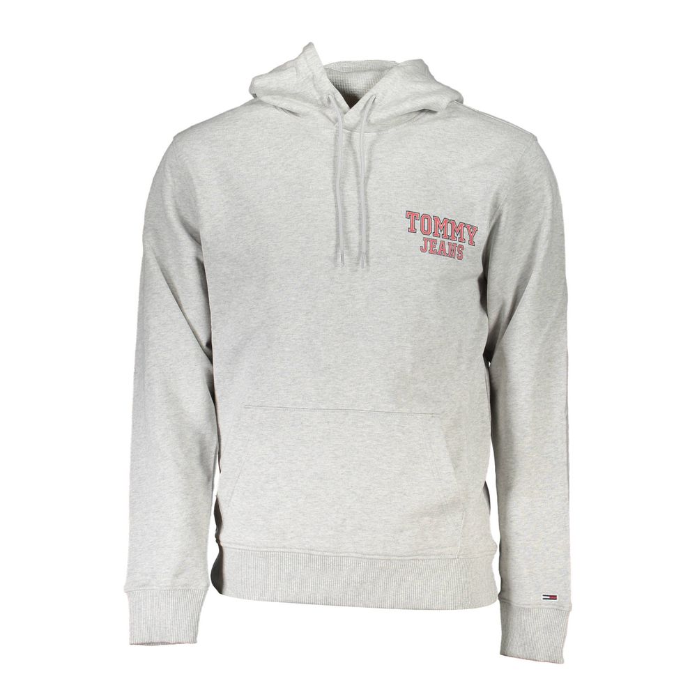 Tommy Hilfiger Grigio Cotton Men's Hoodie - Luxe Nova