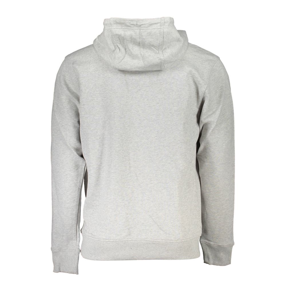 Tommy Hilfiger Grigio Cotton Men's Hoodie - Luxe Nova