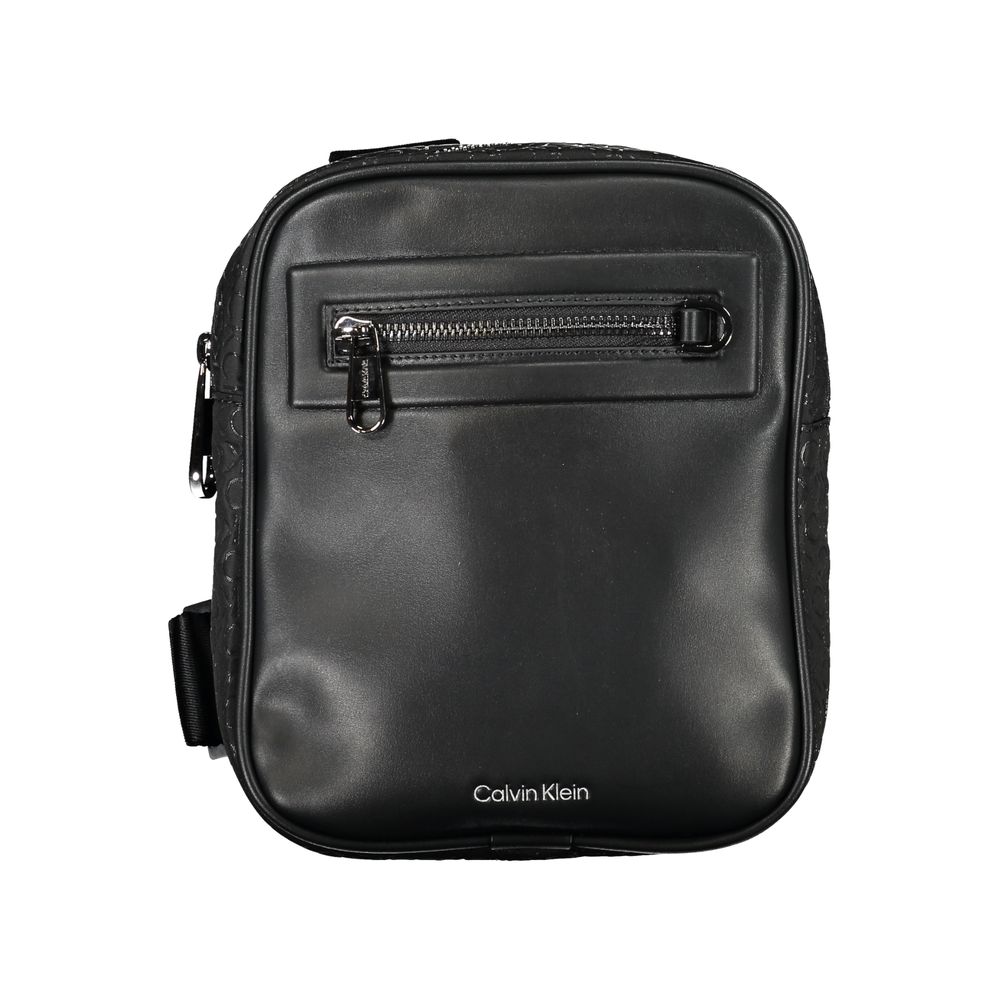 Calvin Klein Black Polyester Men Shoulder Bag - Luxe Nova