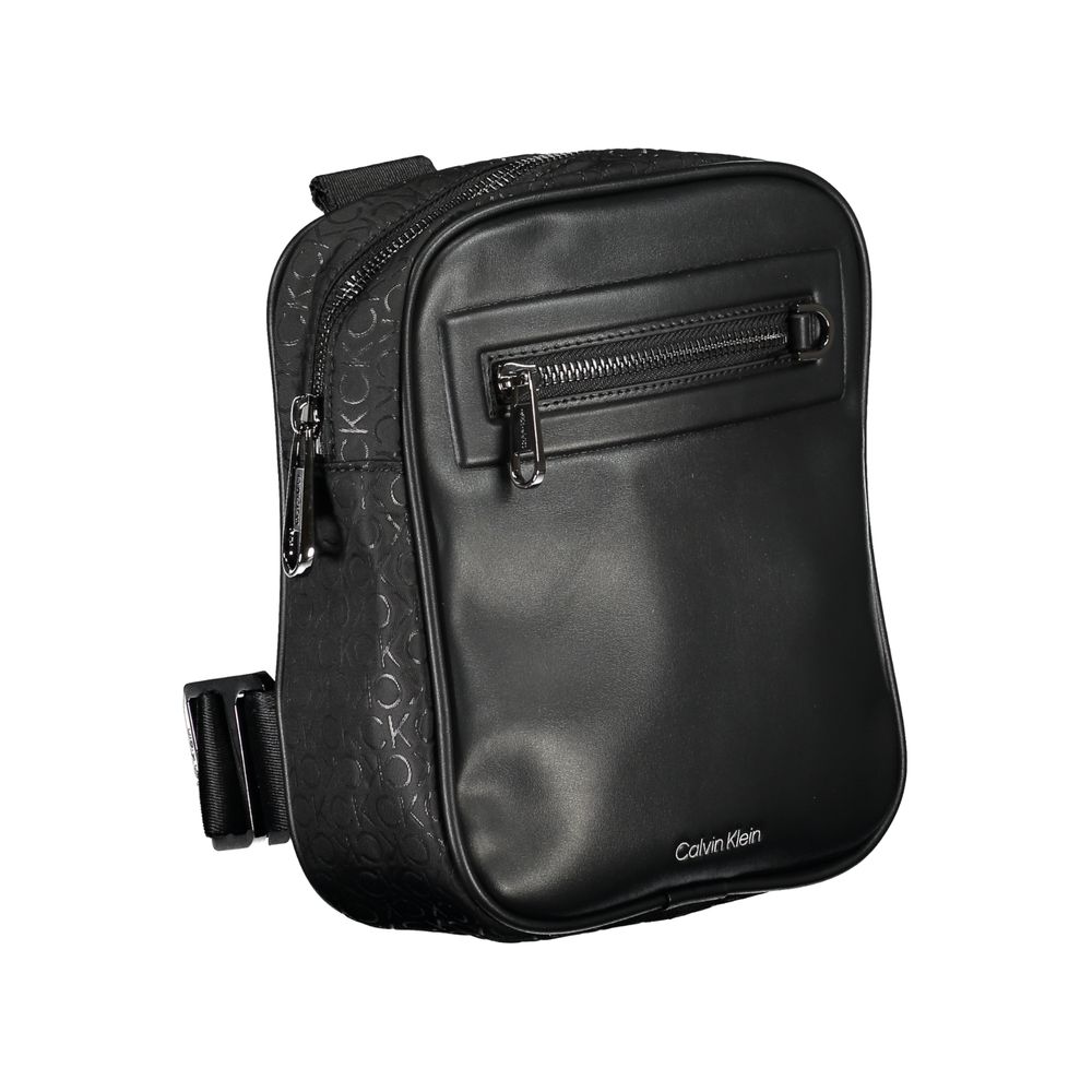 Calvin Klein Black Polyester Men Shoulder Bag - Luxe Nova