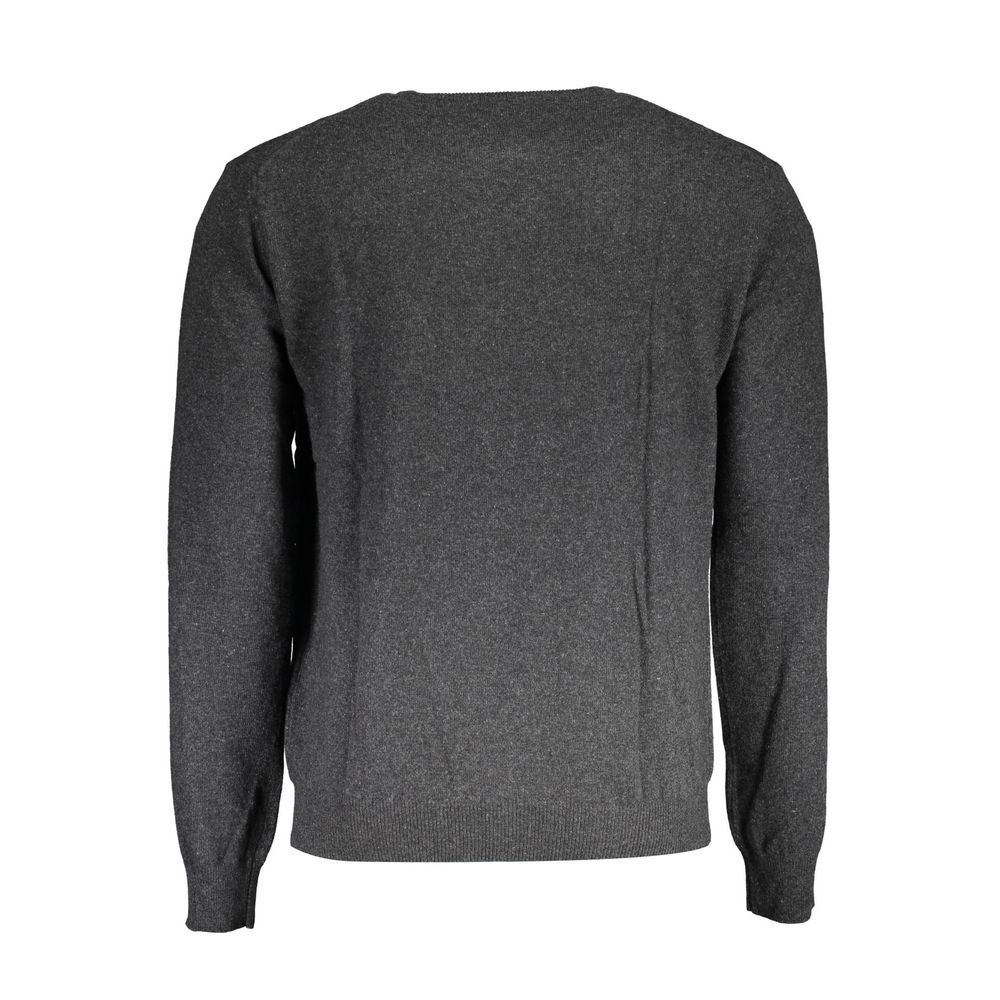 La Martina Grigio Wool Men Sweater - Luxe Nova