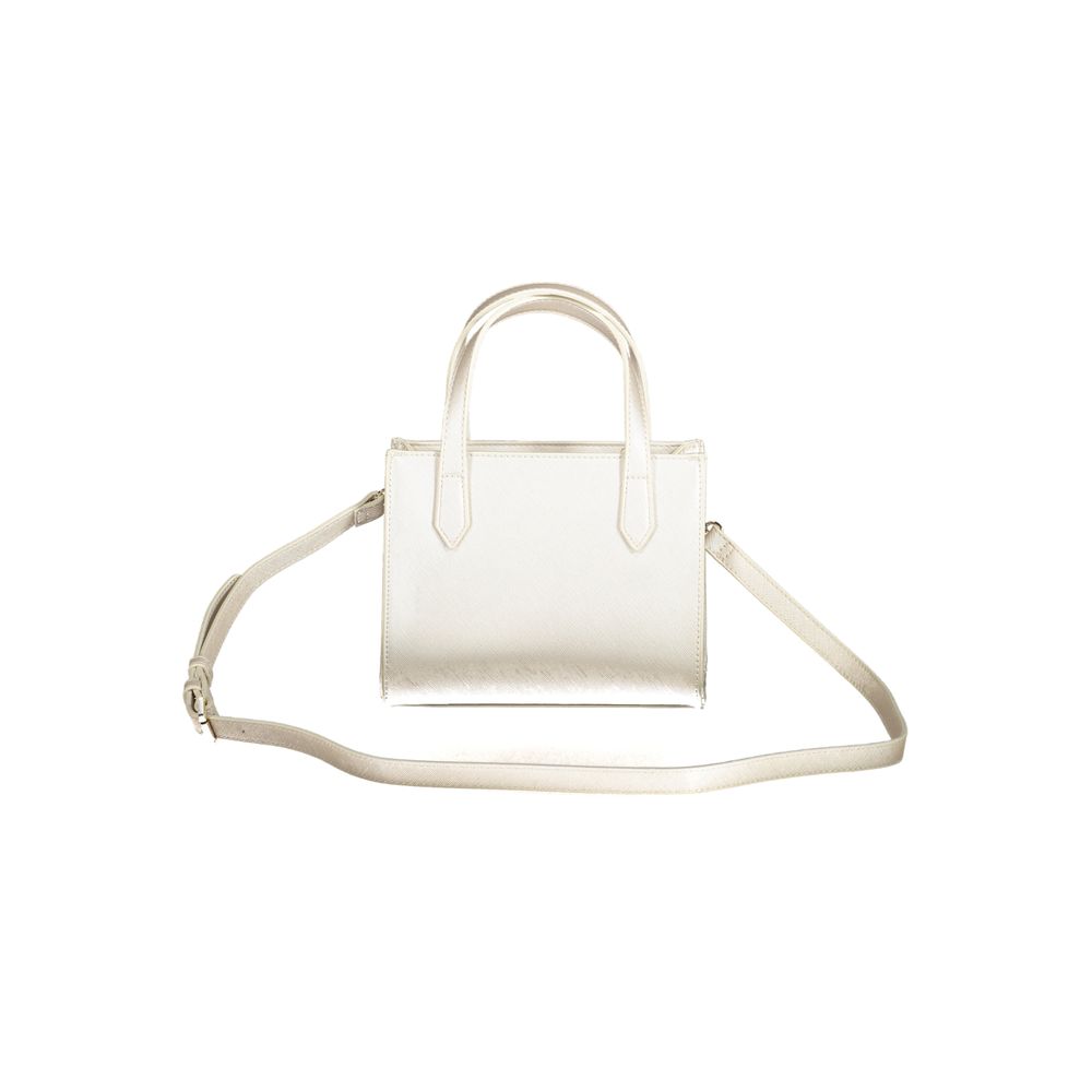 Mario Valentino Grigio Polyurethane Women Handbag - Luxe Nova