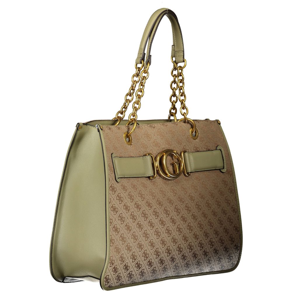 Guess Jeans Verde Polyurethane Women Handbag - Luxe Nova
