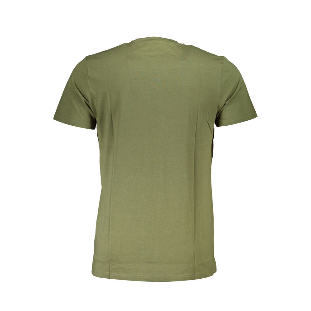 Cavalli Class Verde Cotton Men T-Shirt - Luxe Nova