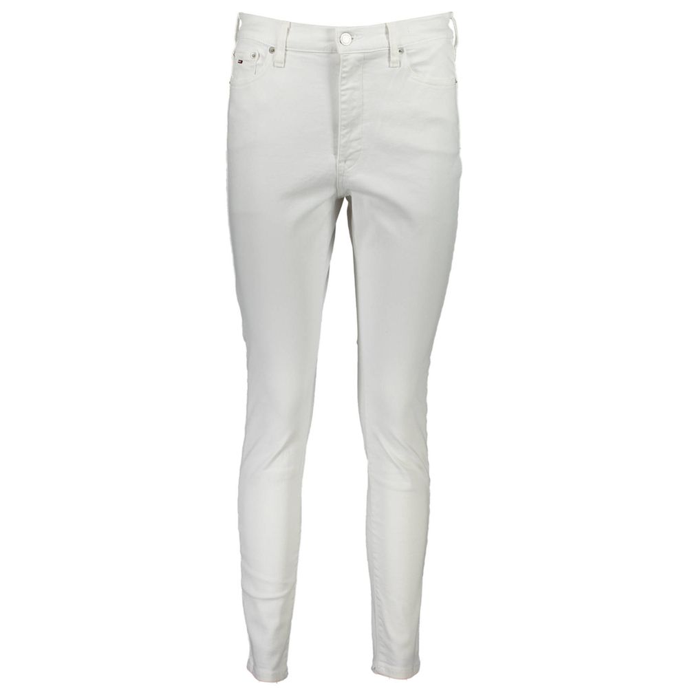 Tommy Hilfiger Bianco Cotton Women's Jeans - Luxe Nova