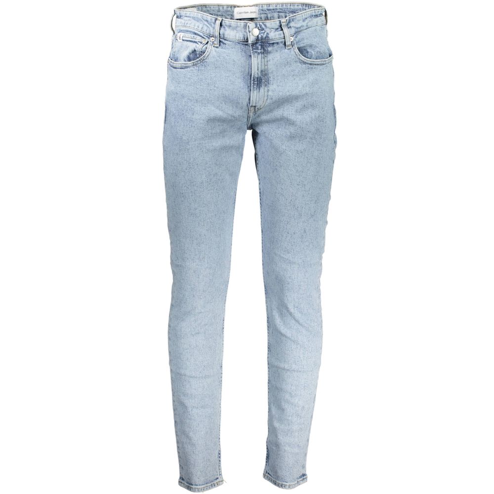 Calvin Klein Azzurro Cotton Men Jeans - Luxe Nova
