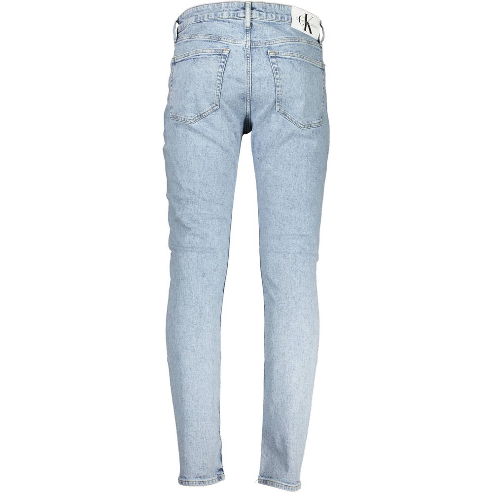 Calvin Klein Azzurro Cotton Men Jeans - Luxe Nova