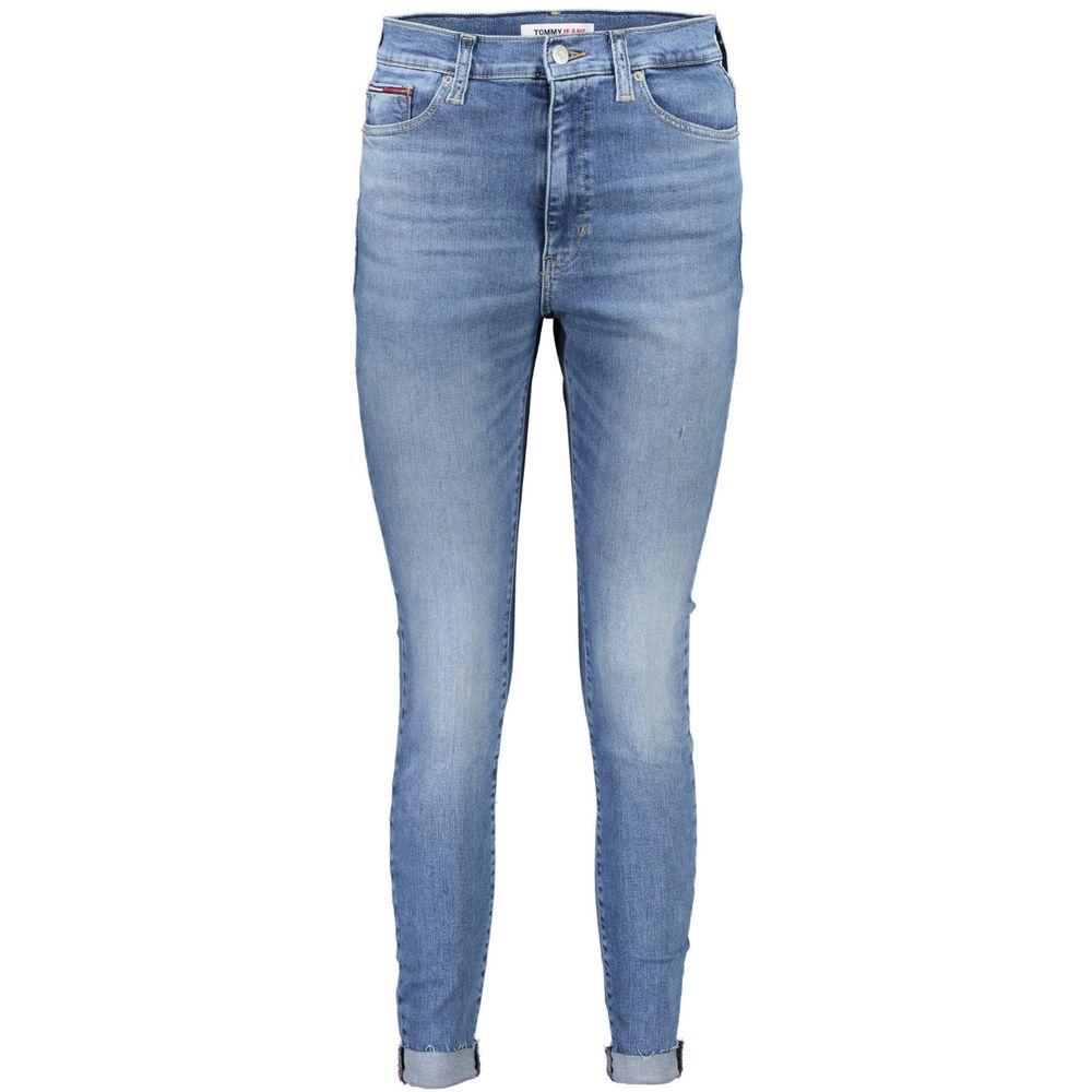 Tommy Hilfiger Azzurro Cotton Women's Skinny Jeans - Luxe Nova