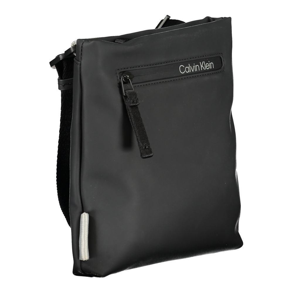 Calvin Klein Black Polyester Men's Shoulder Bag - Luxe Nova