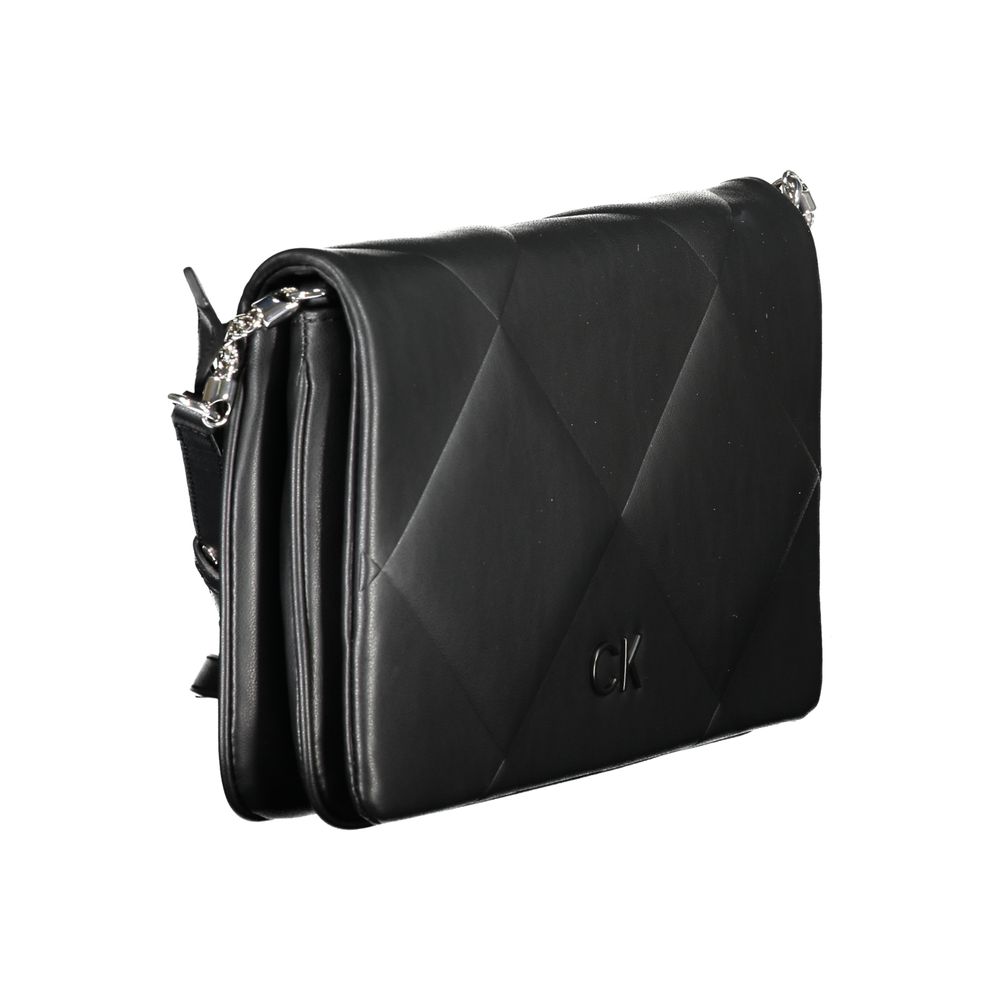 Calvin Klein Black Polyurethane Women Handbag - Luxe Nova