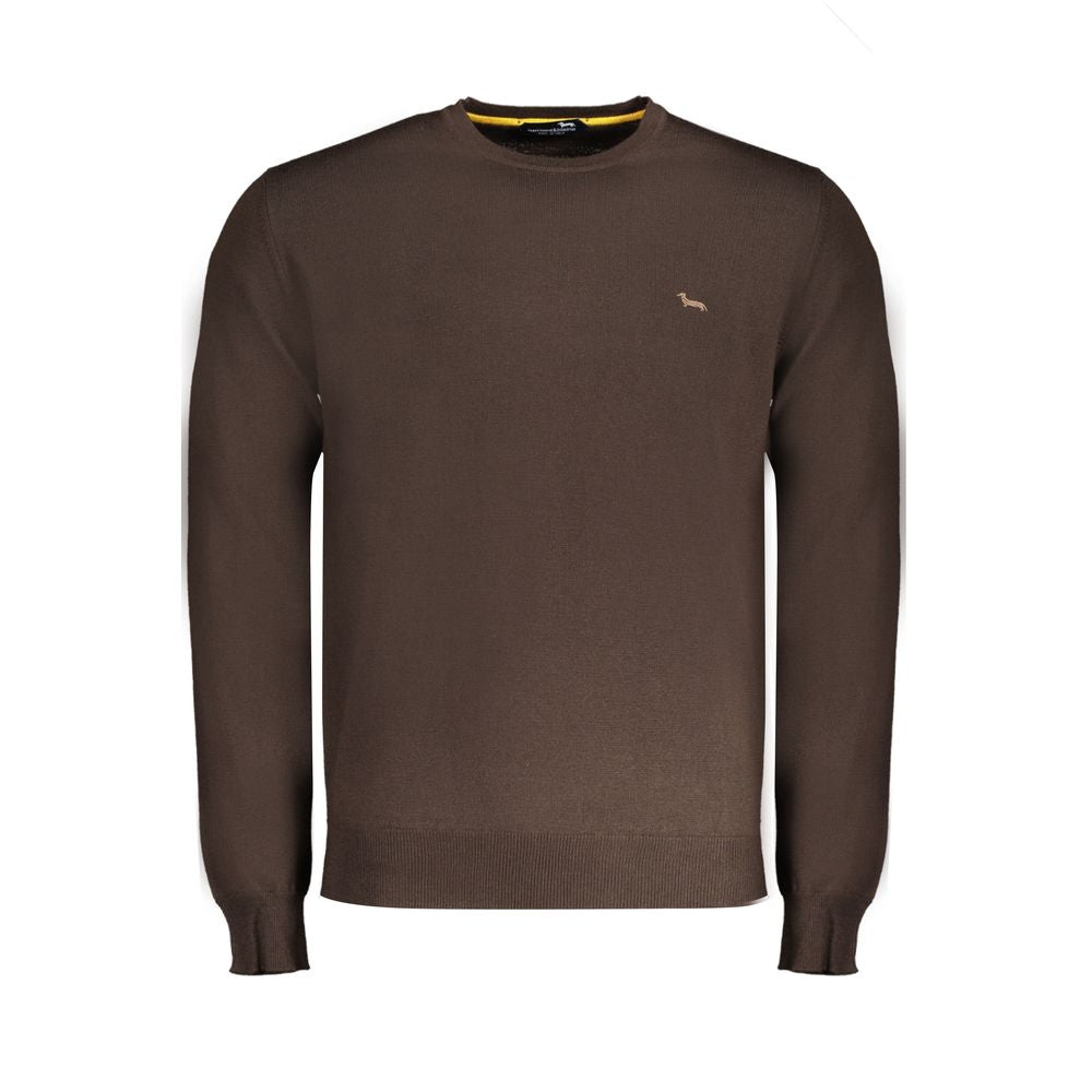 Harmont & Blaine Marrone Wool Men Sweater - Luxe Nova