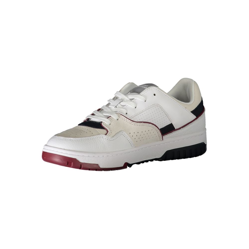 Tommy Hilfiger Bianco Polyurethane Men Sneaker - Luxe Nova