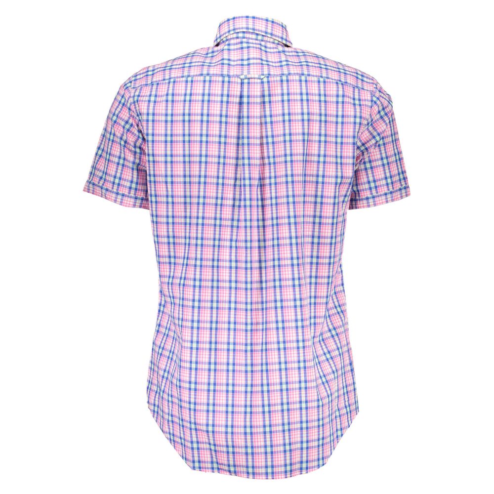 Gant Pink Cotton Men Shirt - Luxe Nova