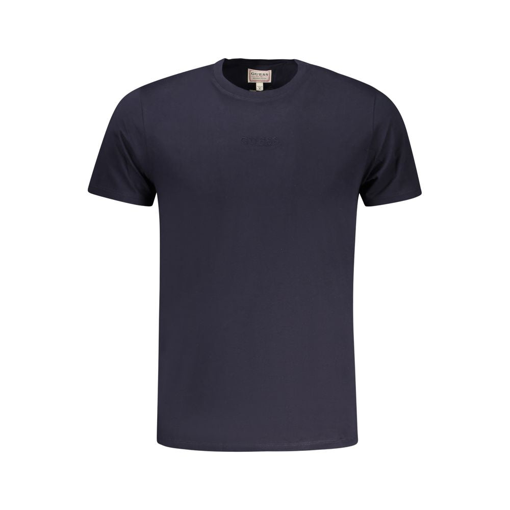 Guess Jeans Blu Cotton Men T-Shirt
