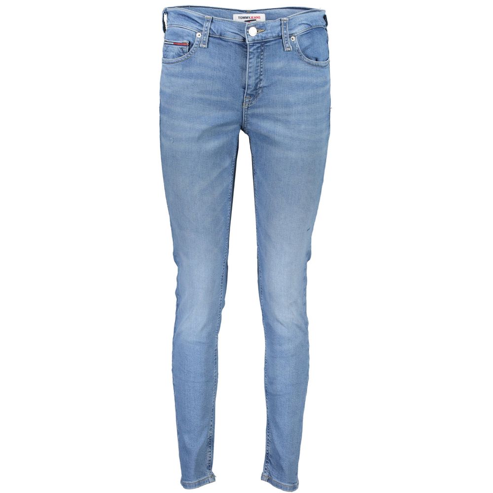 Tommy Hilfiger Azzurro Cotton Women's Skinny Jeans - Luxe Nova
