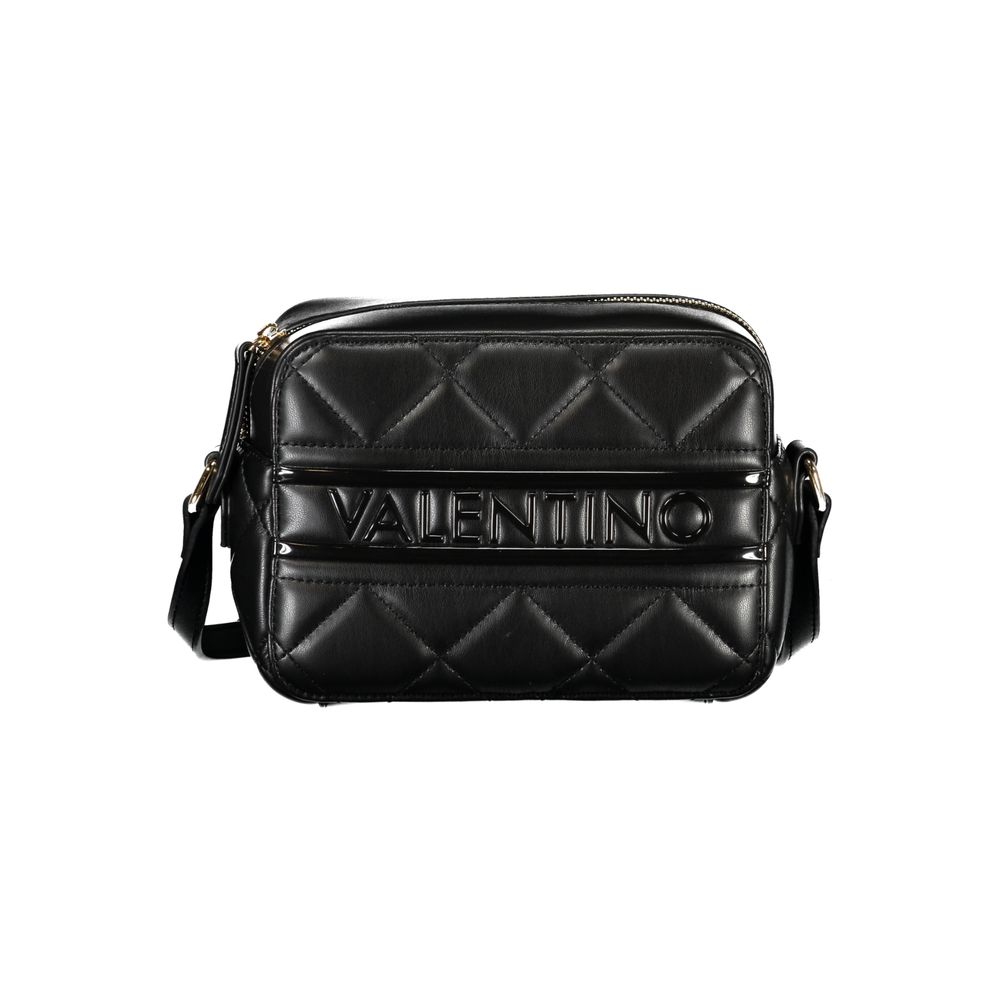 Mario Valentino Black Polyurethane Women Shoulder Bag - Luxe Nova
