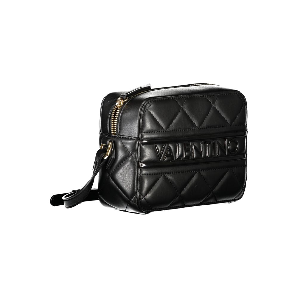 Mario Valentino Black Polyurethane Women Shoulder Bag - Luxe Nova