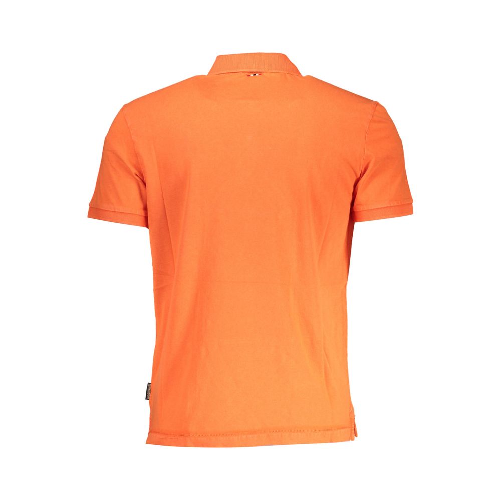 Napapijri Rosso Cotton Men Polo - Luxe Nova