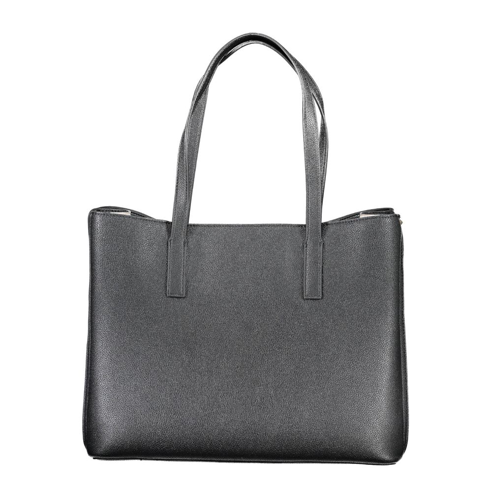 Guess Jeans Black Polyurethane Women Shoulder Bag - Luxe Nova