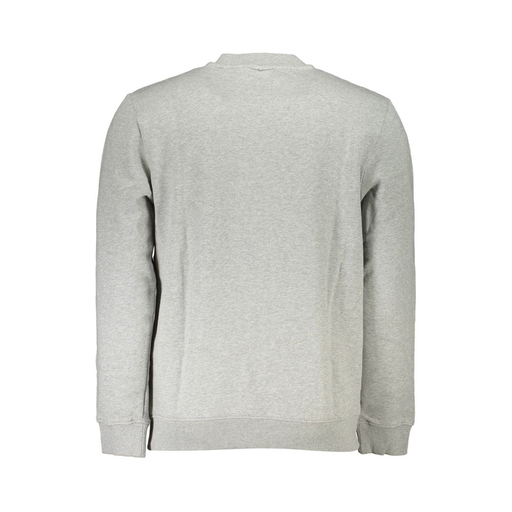 Napapijri Grigio Cotton Men's Sweatshirt - Luxe Nova