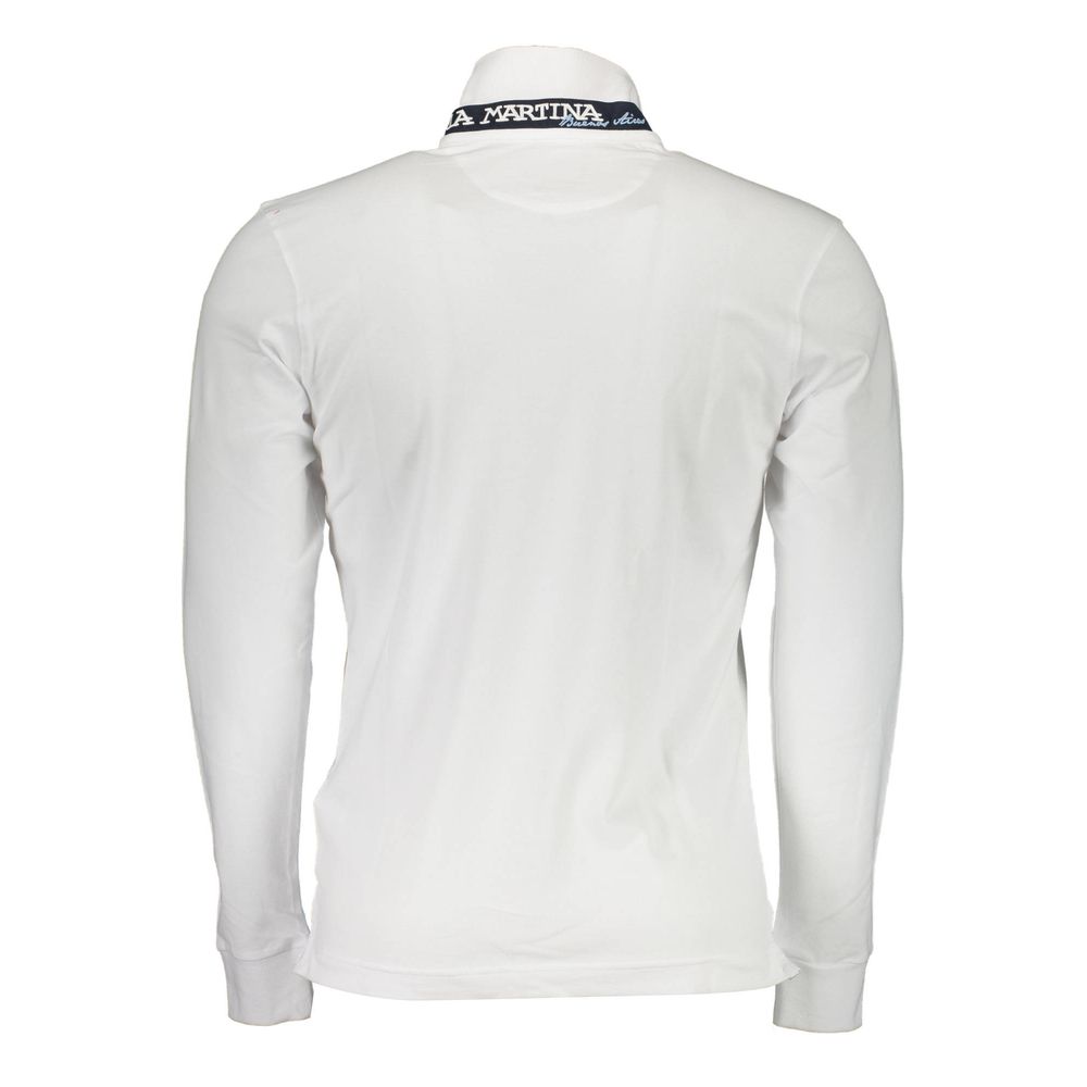 La Martina Elegant Slim Fit Polo with Embroidery Details - Luxe Nova