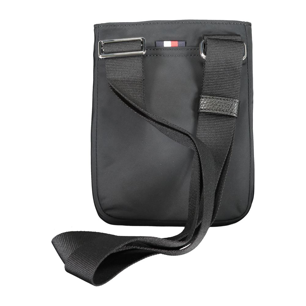 Tommy Hilfiger Black Polyester Men's Shoulder Bag - Luxe Nova