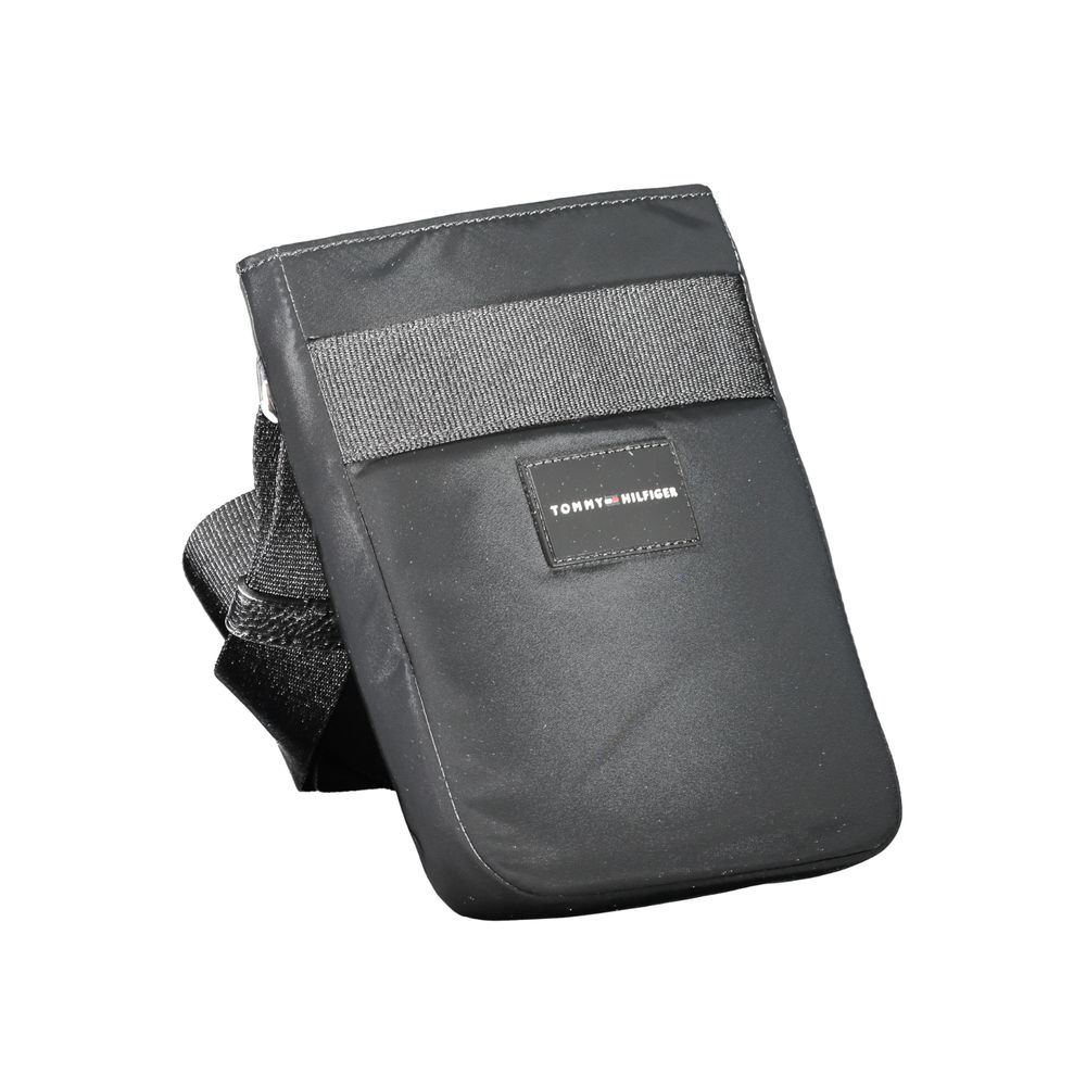 Tommy Hilfiger Black Polyester Men's Shoulder Bag - Luxe Nova