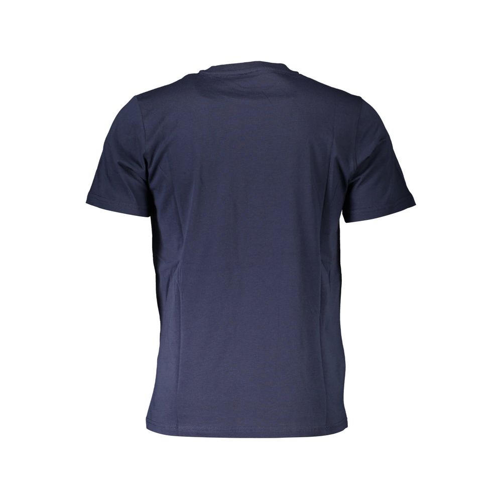 North Sails Blue Cotton Men T-Shirt - Luxe Nova