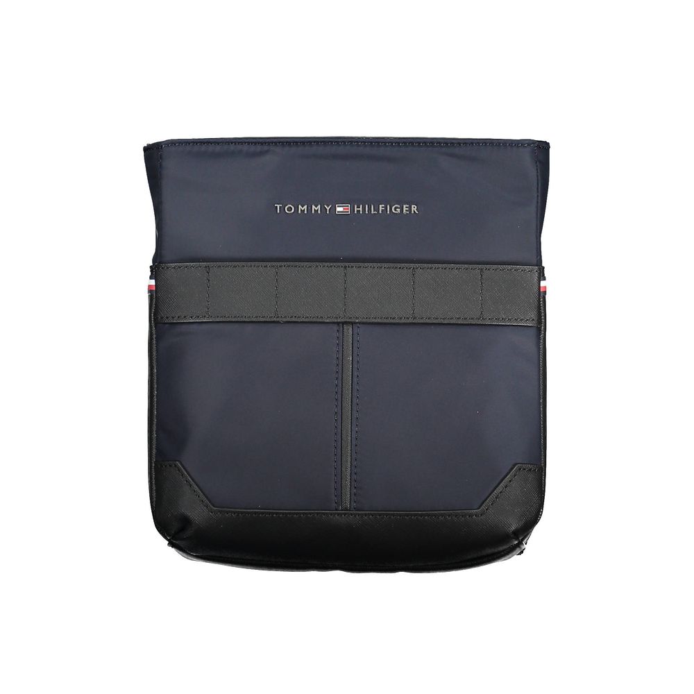 Tommy Hilfiger Blue Polyurethane Men's Shoulder Bag - Luxe Nova