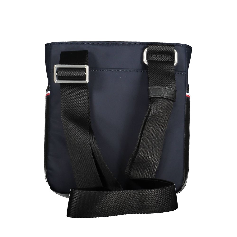 Tommy Hilfiger Blue Polyurethane Men's Shoulder Bag - Luxe Nova