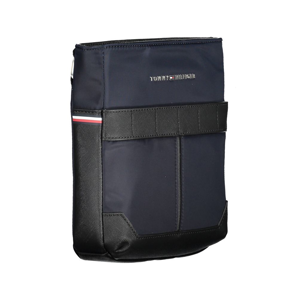 Tommy Hilfiger Blue Polyurethane Men's Shoulder Bag - Luxe Nova
