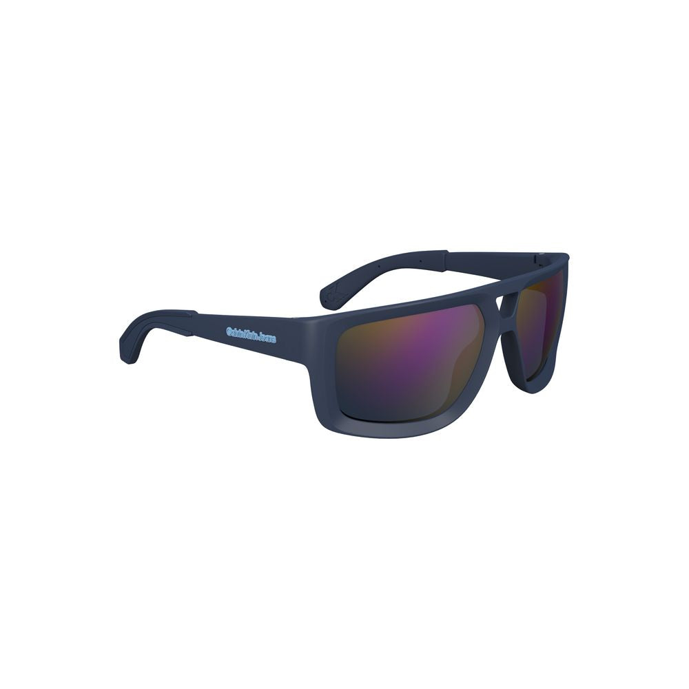 Calvin Klein Blue Injected Plastic Men's Sunglasses - Luxe Nova
