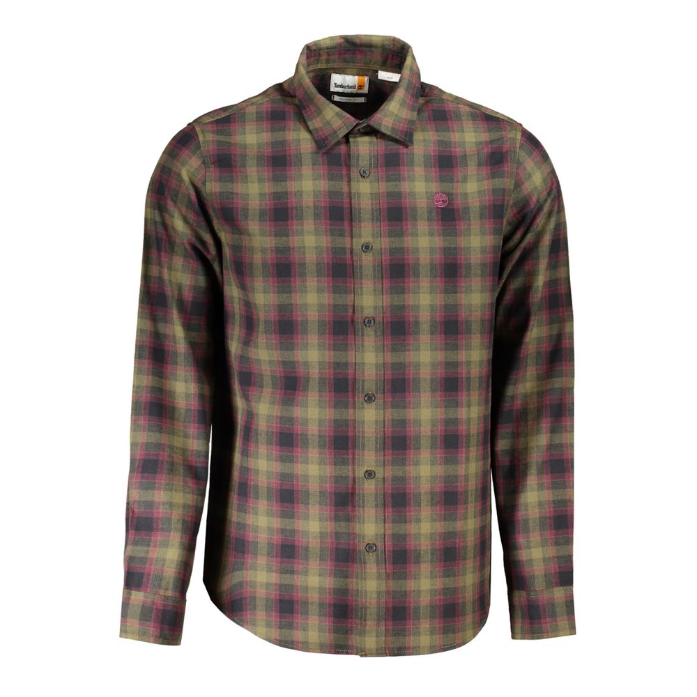 Timberland Verde Cotton Men Shirt - Luxe Nova